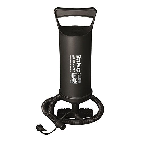 Pompa aer pentru produse gonflabile, cu furtun si 3 adaptoare, inaltime 36 cm